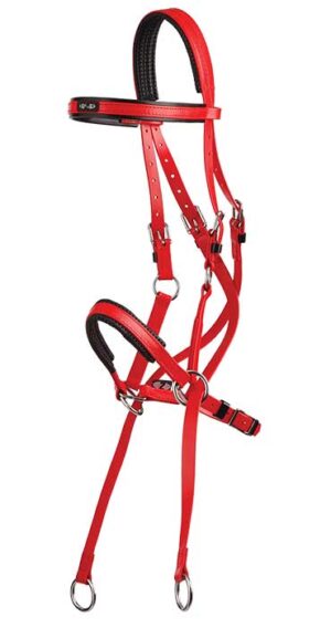 Zilco Bitless Bridle - Red